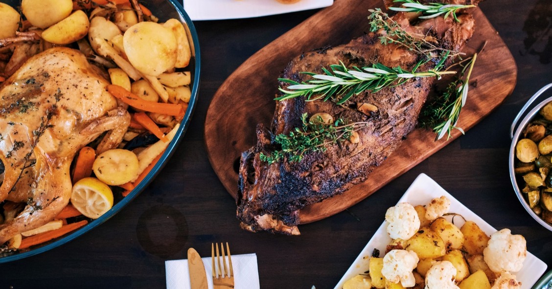 Traditional Portuguese Christmas dinner