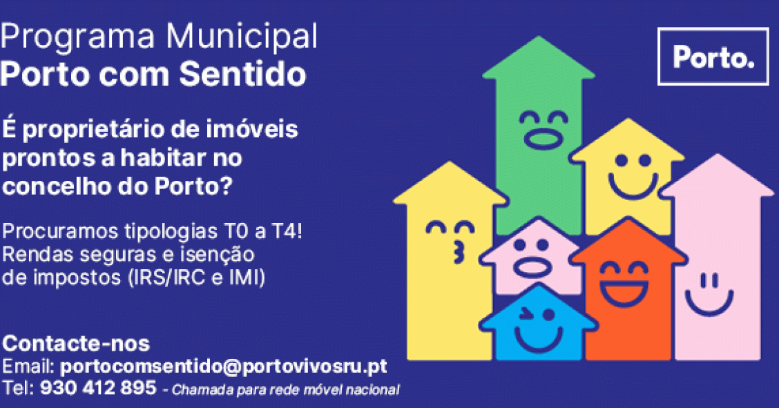 Programa Porto com Sentido apoia mercado de arrendamento