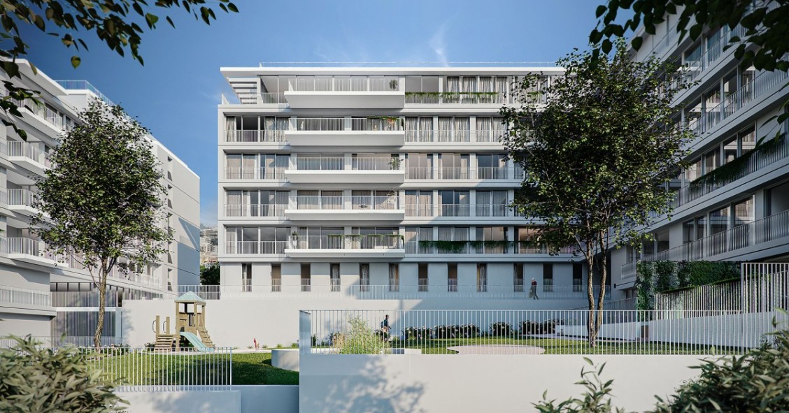 Casas novas na margem sul de Lisboa