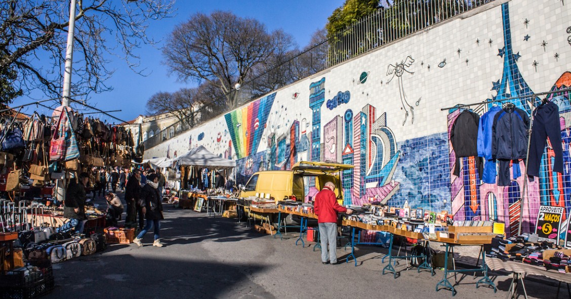 Feira da Ladra em Lisboa