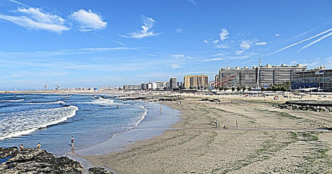 Incrível praia de Matosinhos