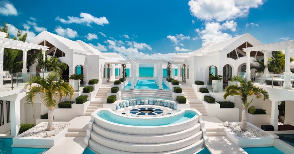 mansão nas ilhas Turcas e Caicos