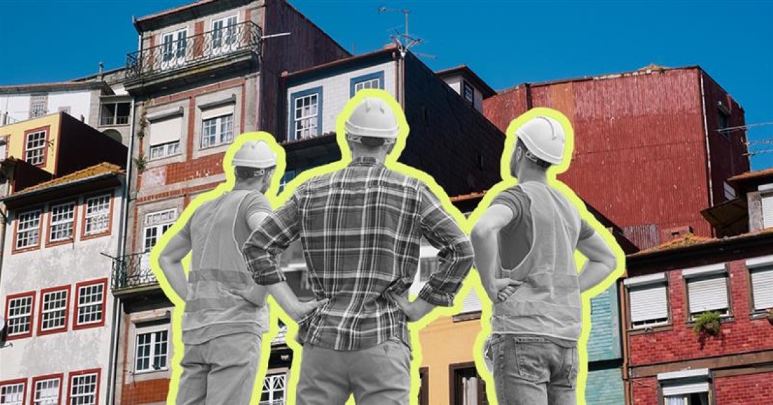 Construção de casas em Portugal