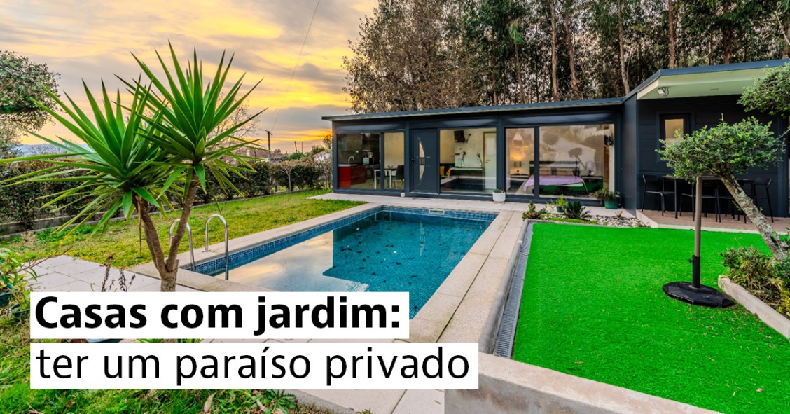 Casas com jardim à venda