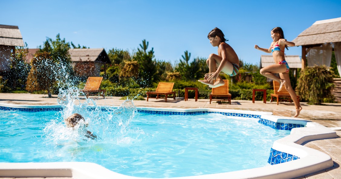 piscina em casa