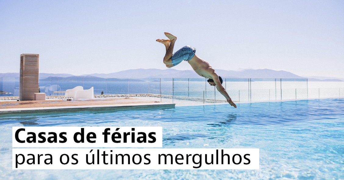 mergulho para a piscina