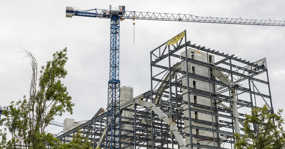 Prédio em construção