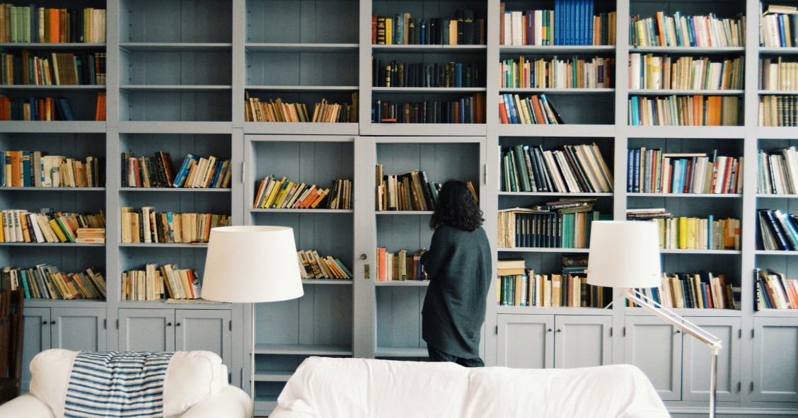 decorar a casa com livros