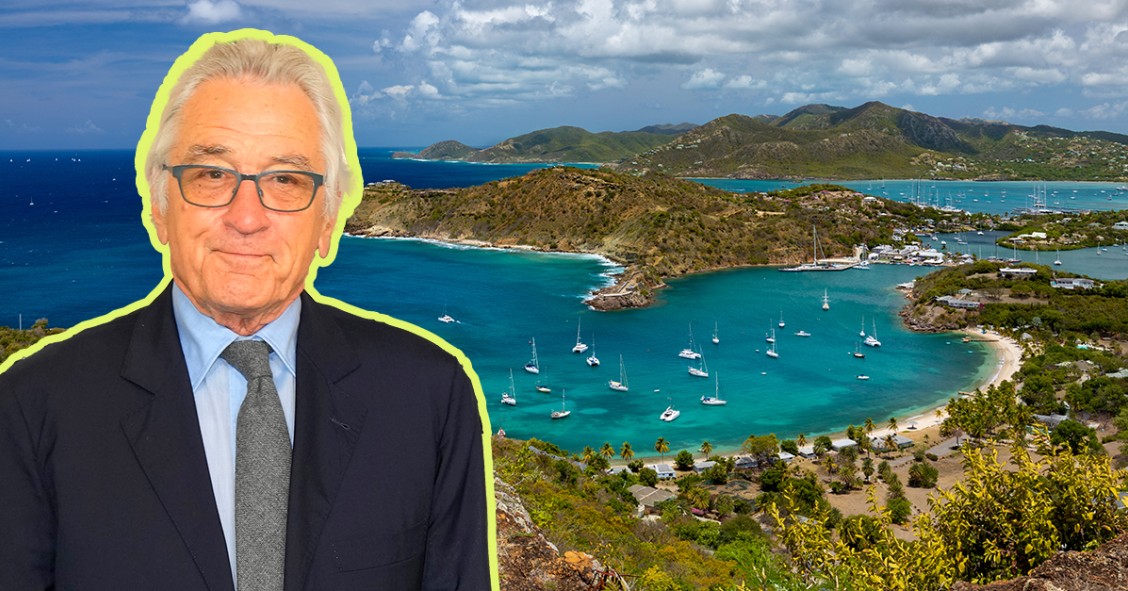 Robert De Niro e a ilha de Barbuda