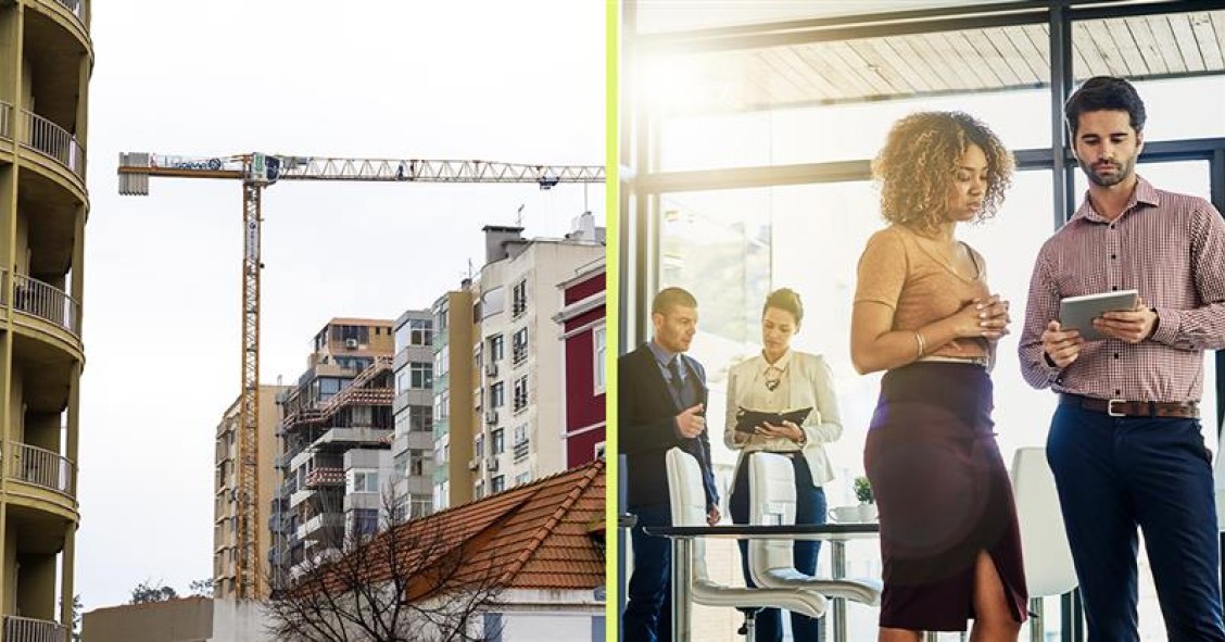 Empresas na construção e imobiliário