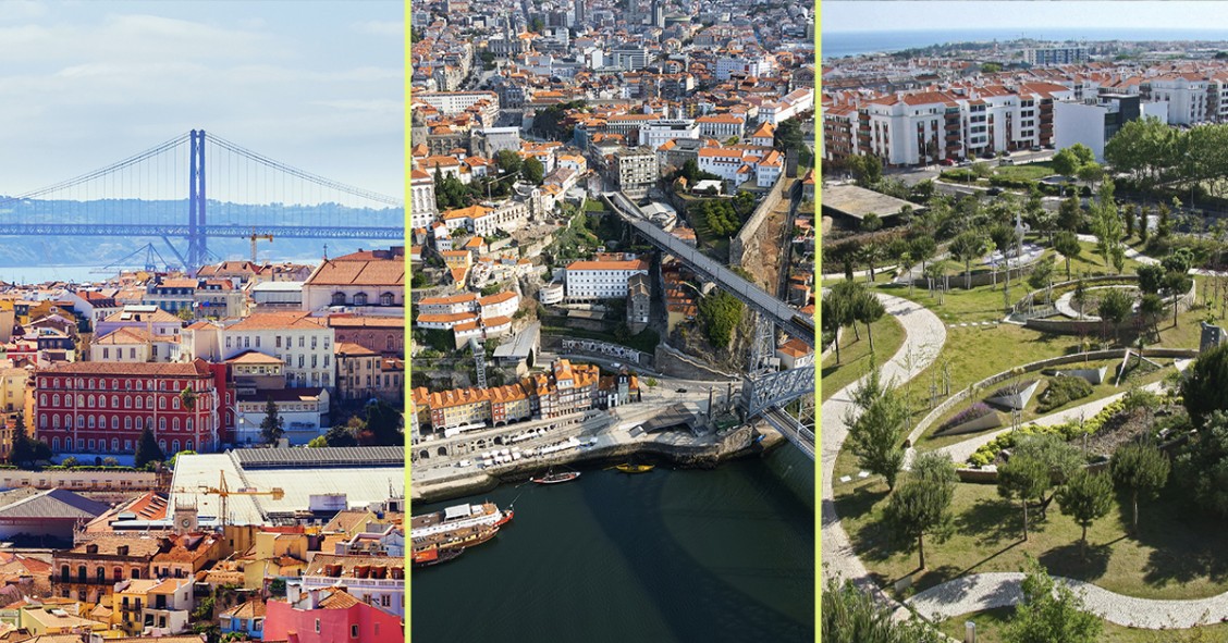 Lisboa, Porto e Oeiras