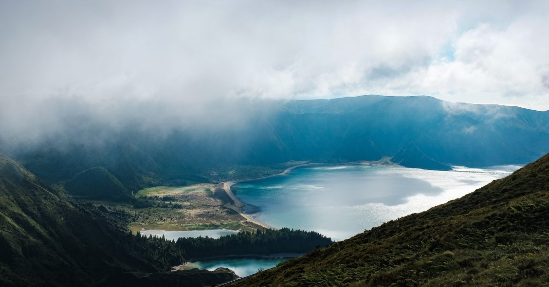 Portugal lakes in autumn
