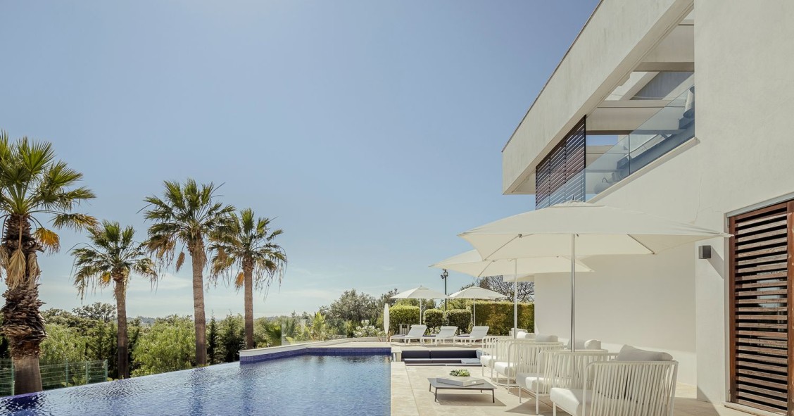 casa de luxo com piscina