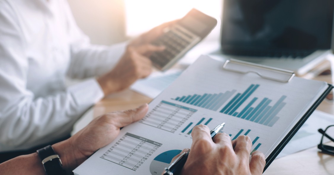 Gráfico de investimentos