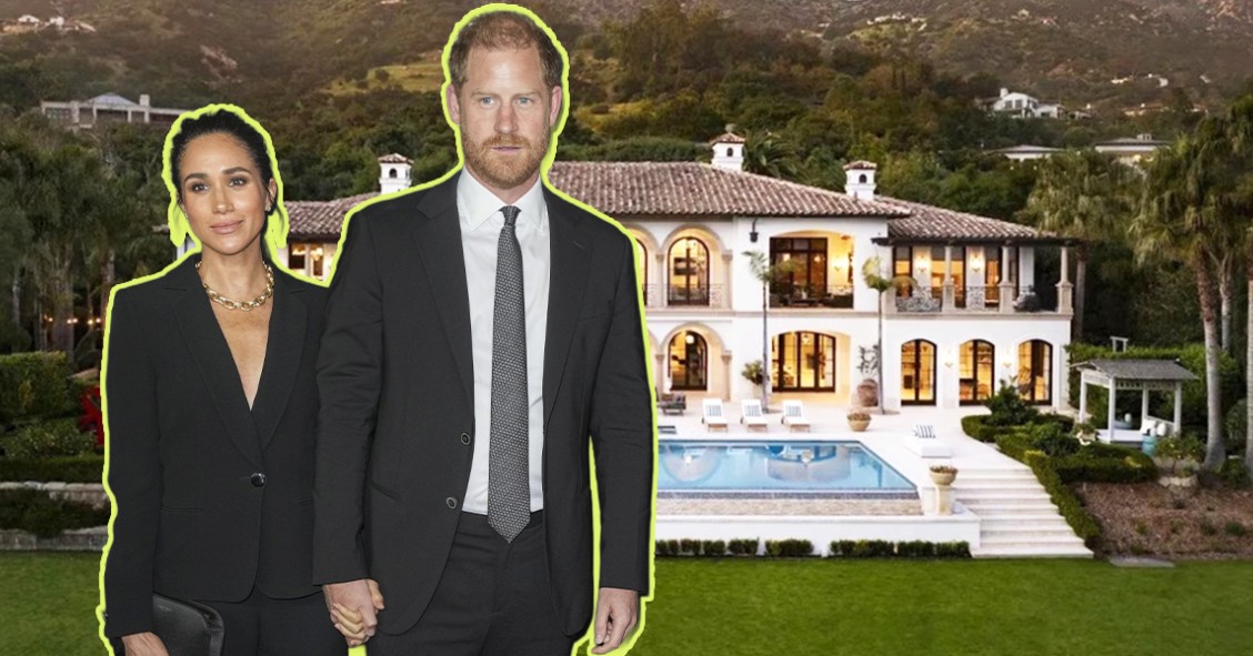 Mansão de Harry e Meghan no documentário
