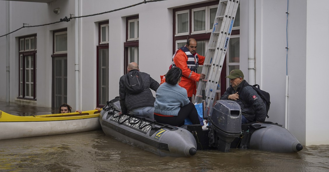 Mau tempo em Portugal