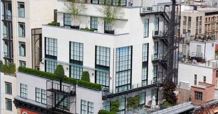 terraços com vista para o soho, em manhatan, nova iorque casas de sonho: “quintuplex” de luxo entre os arranha-céus de manhattan (nova iorque)