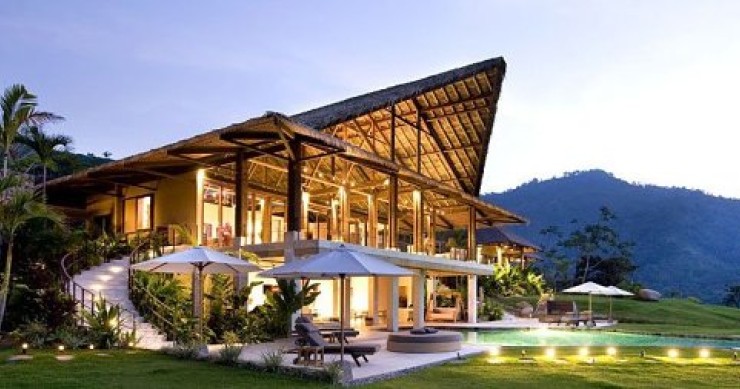 o resort "villa mayana", na costa rica, foi desenhado pelo arquitecto enrique barascout casas de sonho: resort de luxo em reserva natural com vista para o oceano (fotos)