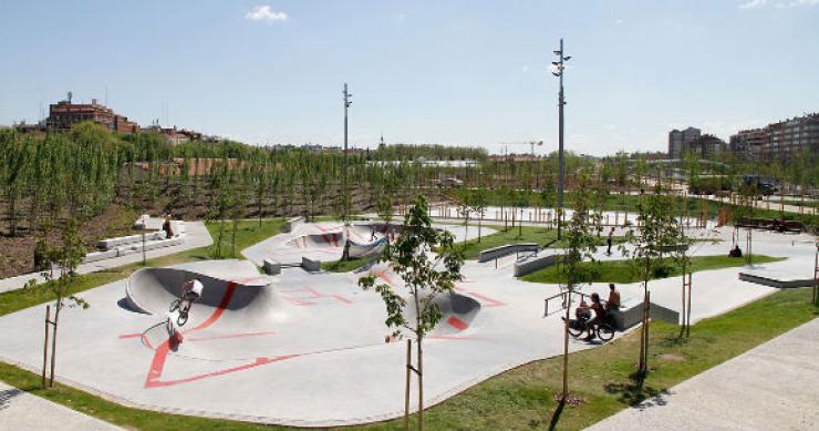 última obra do projecto madrid rio será inaugurada sexta-feira madrid inaugura novo projecto junto ao rio (fotos)