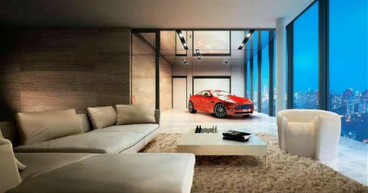 casas de luxo onde o carro dorme na sala (fotos)