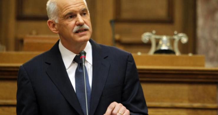 george papandreou, primeiro-ministro grego grécia antecipa referendo para dezembro