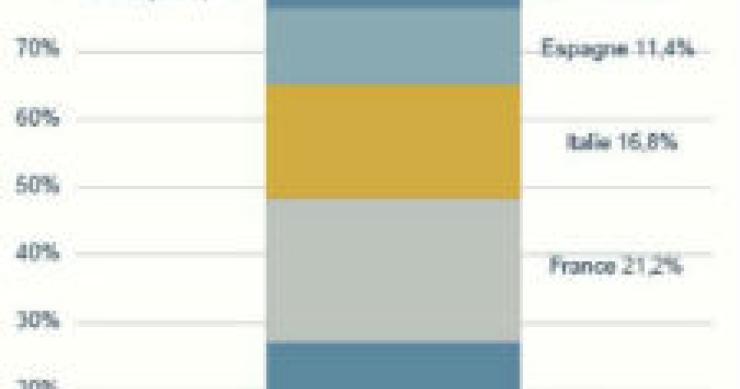 radiografia do dia: peso do pib dos países (em percentagem) da zona euro