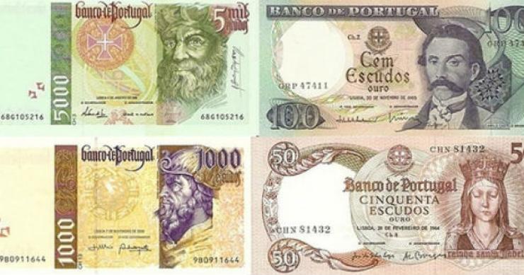 os escudos deixaram de estar em circulação há dez anos ainda há 163 milhões de euros em notas e moedas de escudo