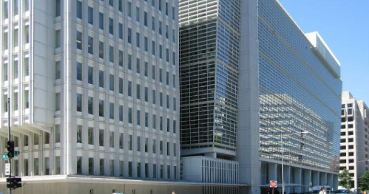 sede do banco mundial, em washington, eua banco mundial antecipa recessão de 0,3% na zona euro