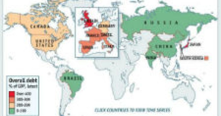 radiografia do dia: a dívida dos países com economias ricas ou emergentes
