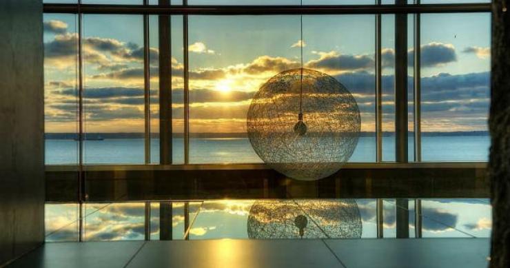 casas de sonho: pôr-do-sol contemporâneo sobre o mar da suécia (fotos)