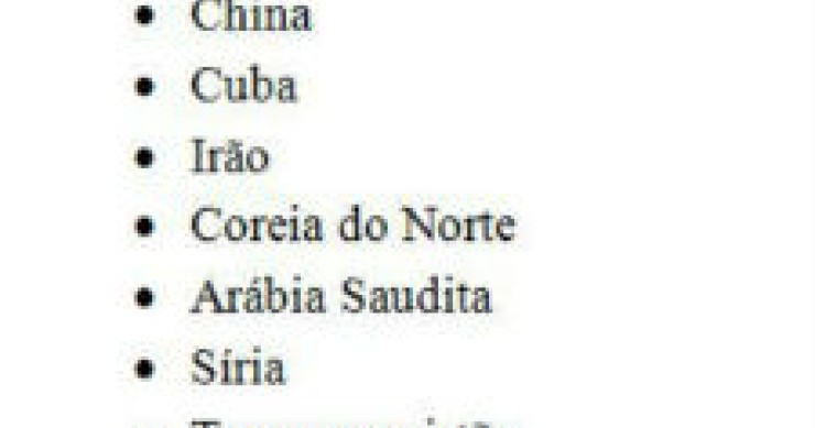 radiografia do dia: os 12 países “inimigos da internet”, segundo a organização repórteres sem fronteiras