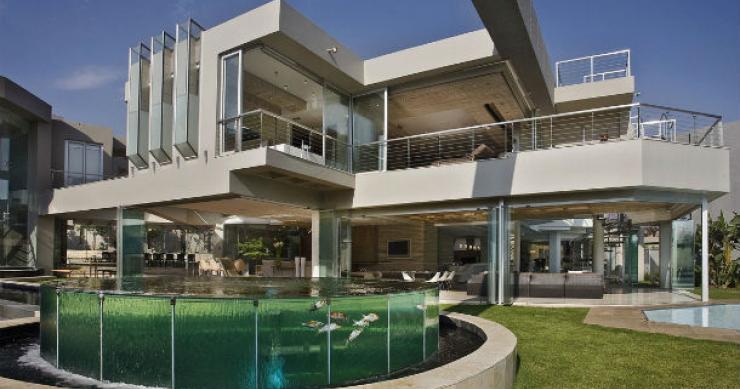 Casas de sonho: mansão contemporânea “de cristal” na África do Sul (fotos) 