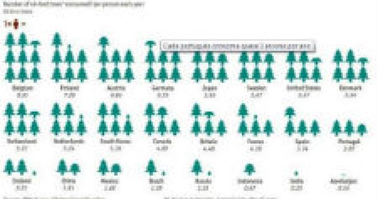 radiografia do dia: os países que consomem mais árvores