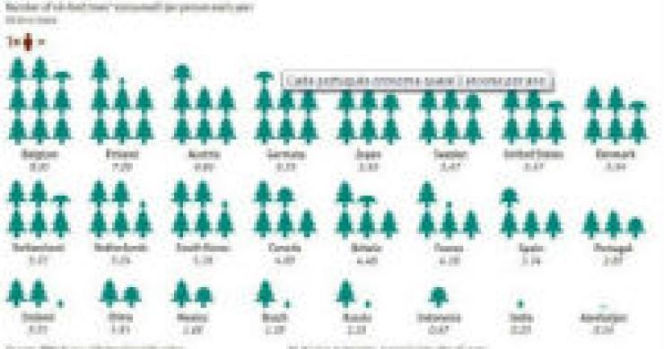 radiografia do dia: os países que consomem mais árvores