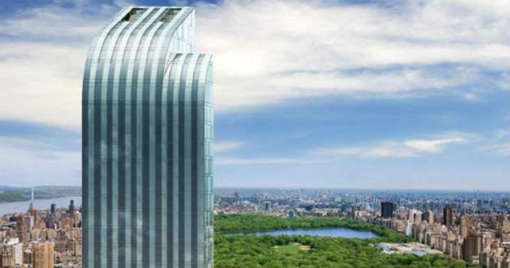 penthouse encontra-se na torre one57 fonte das fotos: extell casa mais cara de nova iorque foi vendida por 71 milhões de euros (fotos)