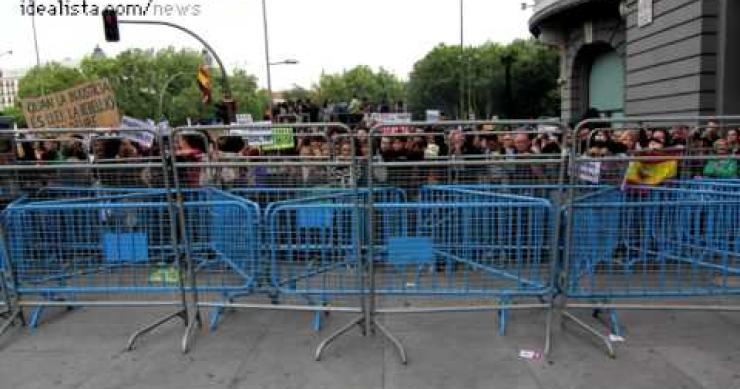 25 de setembro: vídeos e fotos da manifestação que cercou o congresso em madrid