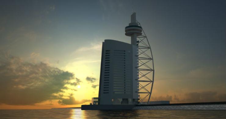 o hotel dispõe de vista privilegiada para o rio tejo myriad, hotel de luxo já abriu na torre vasco da gama (fotos)