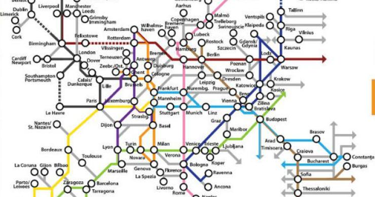 radiografia do dia: mapa do plano ferroviário que vai unir toda a europa 