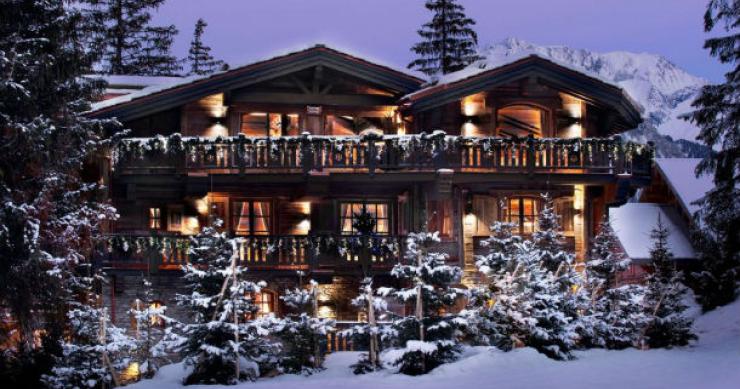 a casa está localizada em courchevel, na saboia (alpes franceses) casas de sonho: cabana de luxo para desfrutar da neve nos alpes franceses (fotos)