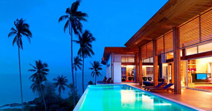 hotel está localizado em koh samui, uma ilha do golfo da tailândia hotel w retreat: oásis tropical com praias intermináveis na tailândia (fotos)