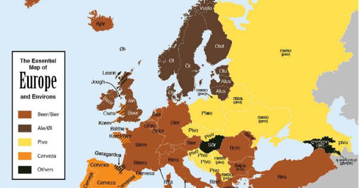 radiografia do dia: todas as formas de dizer cerveja na europa