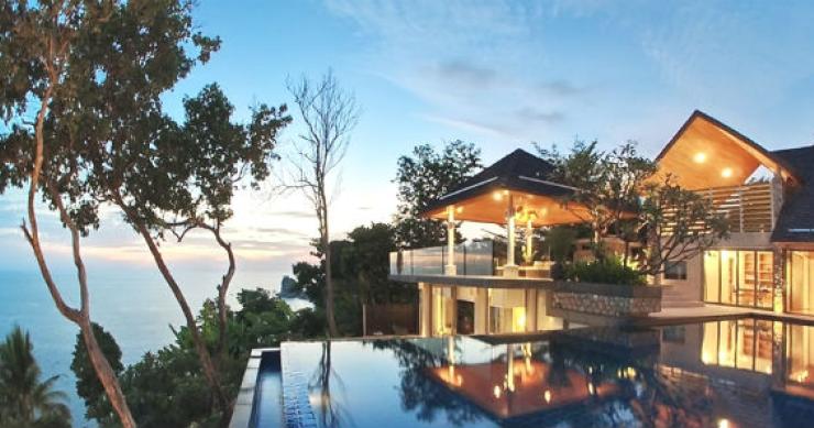 a casa encontra-se em kamala, na ilha de phuket, a maior da tailândia casas de sonho: mansão “asiática” com piscina de horizonte infinito na tailândia (fotos)