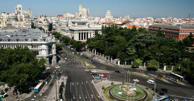 vista panorâmica de madrid, capital espanhola Comprar casas usadas em Madrid é hoje 60% mais barato que em 2007