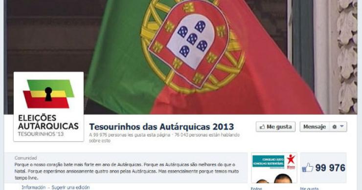 página do facebook já tem mais de 100.000 seguidores “tesourinhos das autárquicas”: a campanha vista pelas redes sociais