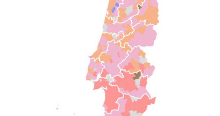 radiografia do dia: as “cores políticas” do país após as autárquicas 