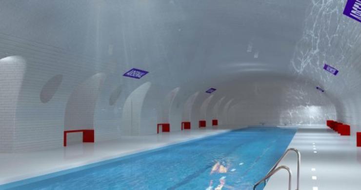 Estações de metro de Paris transformadas em piscinas, teatros e discotecas