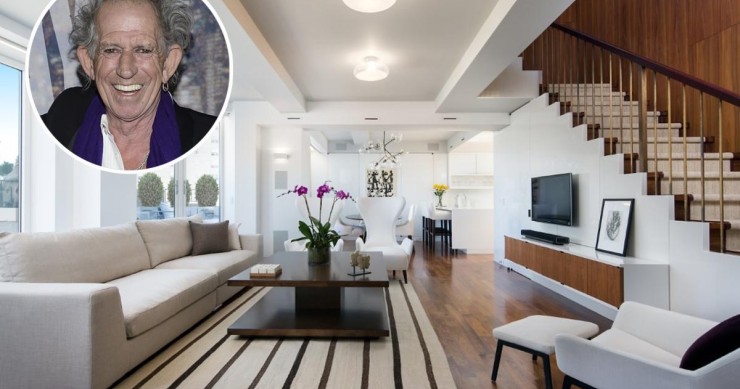 Keith Richards compra um espetacular duplex em Nova Iorque por 7,5 milhões (fotos)