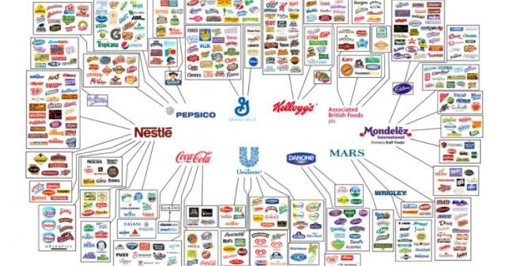 Radiografia do dia: As 10 empresas que controlam a tua alimentação