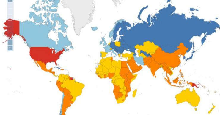 Radiografia do dia: Duração da licença de maternidade no mundo