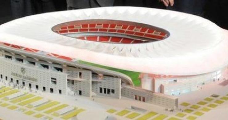 Estádio do Atlético de Madrid terminado em 2017, um ano depois do previsto 